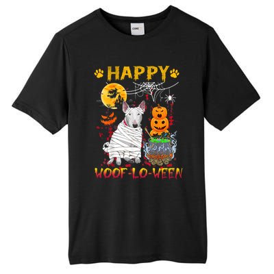 Bull Terrier Mummy Happy Woofgreat Giftlogreat Giftween Halloween Pumpkin Gift Tall Fusion ChromaSoft Performance T-Shirt