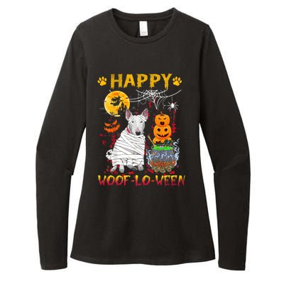 Bull Terrier Mummy Happy Woofgreat Giftlogreat Giftween Halloween Pumpkin Gift Womens CVC Long Sleeve Shirt