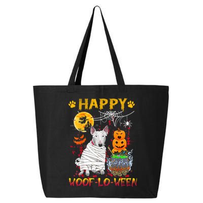 Bull Terrier Mummy Happy Woofgreat Giftlogreat Giftween Halloween Pumpkin Gift 25L Jumbo Tote