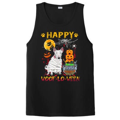 Bull Terrier Mummy Happy Woofgreat Giftlogreat Giftween Halloween Pumpkin Gift PosiCharge Competitor Tank