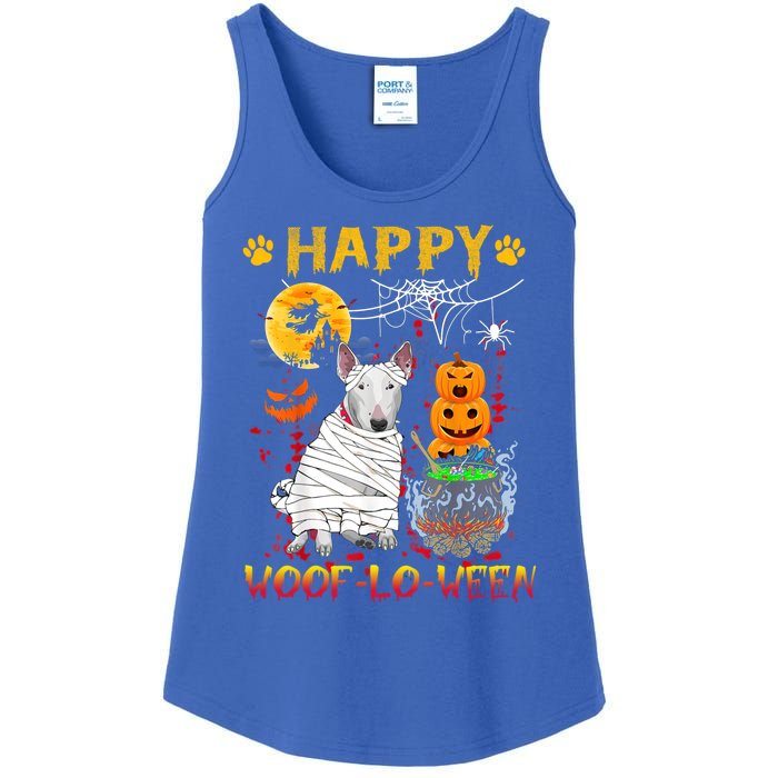 Bull Terrier Mummy Happy Woofgreat Giftlogreat Giftween Halloween Pumpkin Gift Ladies Essential Tank