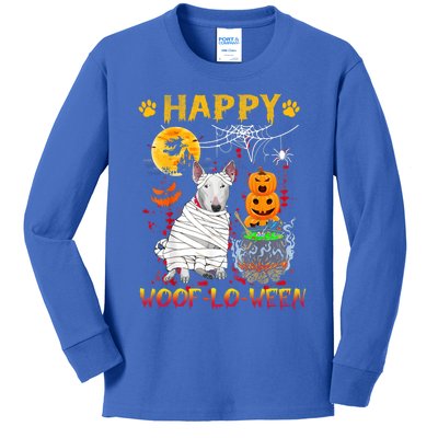 Bull Terrier Mummy Happy Woofgreat Giftlogreat Giftween Halloween Pumpkin Gift Kids Long Sleeve Shirt