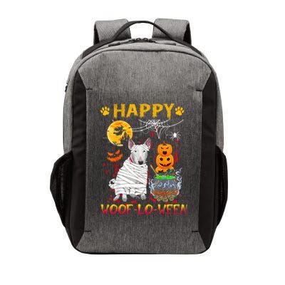 Bull Terrier Mummy Happy Woofgreat Giftlogreat Giftween Halloween Pumpkin Gift Vector Backpack