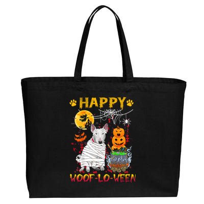 Bull Terrier Mummy Happy Woofgreat Giftlogreat Giftween Halloween Pumpkin Gift Cotton Canvas Jumbo Tote