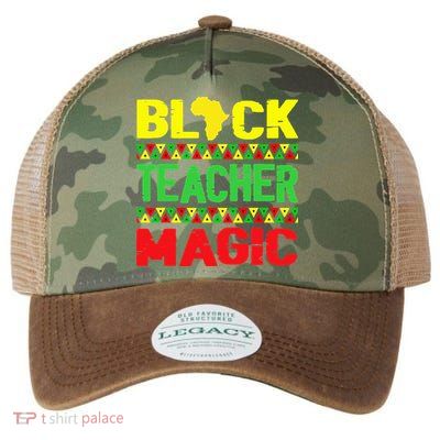 Black Teacher Magic Melanin Pride Juneteenth History Month Legacy Tie Dye Trucker Hat