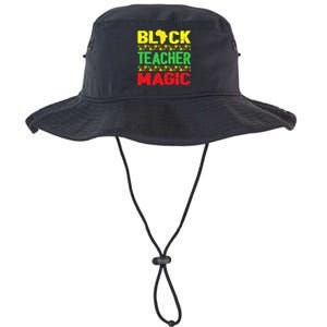 Black Teacher Magic Melanin Pride Juneteenth History Month Legacy Cool Fit Booney Bucket Hat