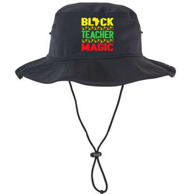 Black Teacher Magic Melanin Pride Juneteenth History Month Bucket Hat