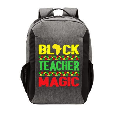 Black Teacher Magic Melanin Pride Juneteenth History Month Vector Backpack