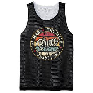 Bruce The Man The Myth The Legend First Name Bruce Mesh Reversible Basketball Jersey Tank