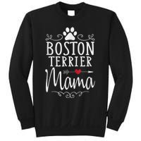 Boston Terrier Mama Funny Boston Terrier Lover Sweatshirt