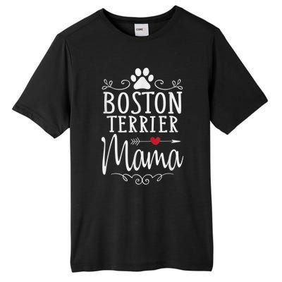 Boston Terrier Mama Funny Boston Terrier Lover Tall Fusion ChromaSoft Performance T-Shirt