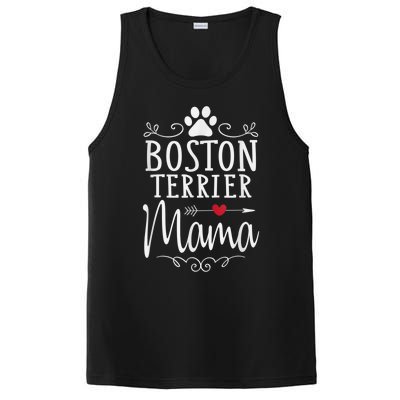 Boston Terrier Mama Funny Boston Terrier Lover PosiCharge Competitor Tank