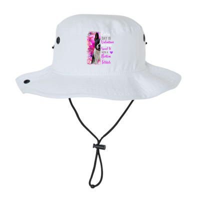 Boston Terrier Mom Funny Valentines Day Dog Lovers Hearts Cute Gift Legacy Cool Fit Booney Bucket Hat