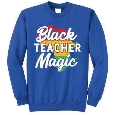 Black Teacher Magic Funny African American School Teacher Meaningful Gift Sweatshirt