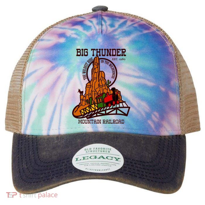 Big Thunder Mountain Railroad The Wildest Train Ride West Legacy Tie Dye Trucker Hat