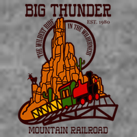 Big Thunder Mountain Railroad The Wildest Train Ride West Tall Sweatshirt