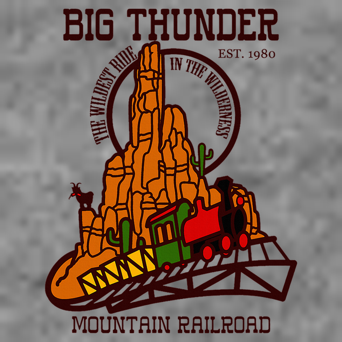 Big Thunder Mountain Railroad The Wildest Train Ride West Tall Sweatshirt