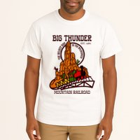 Big Thunder Mountain Railroad The Wildest Train Ride West Tall T-Shirt