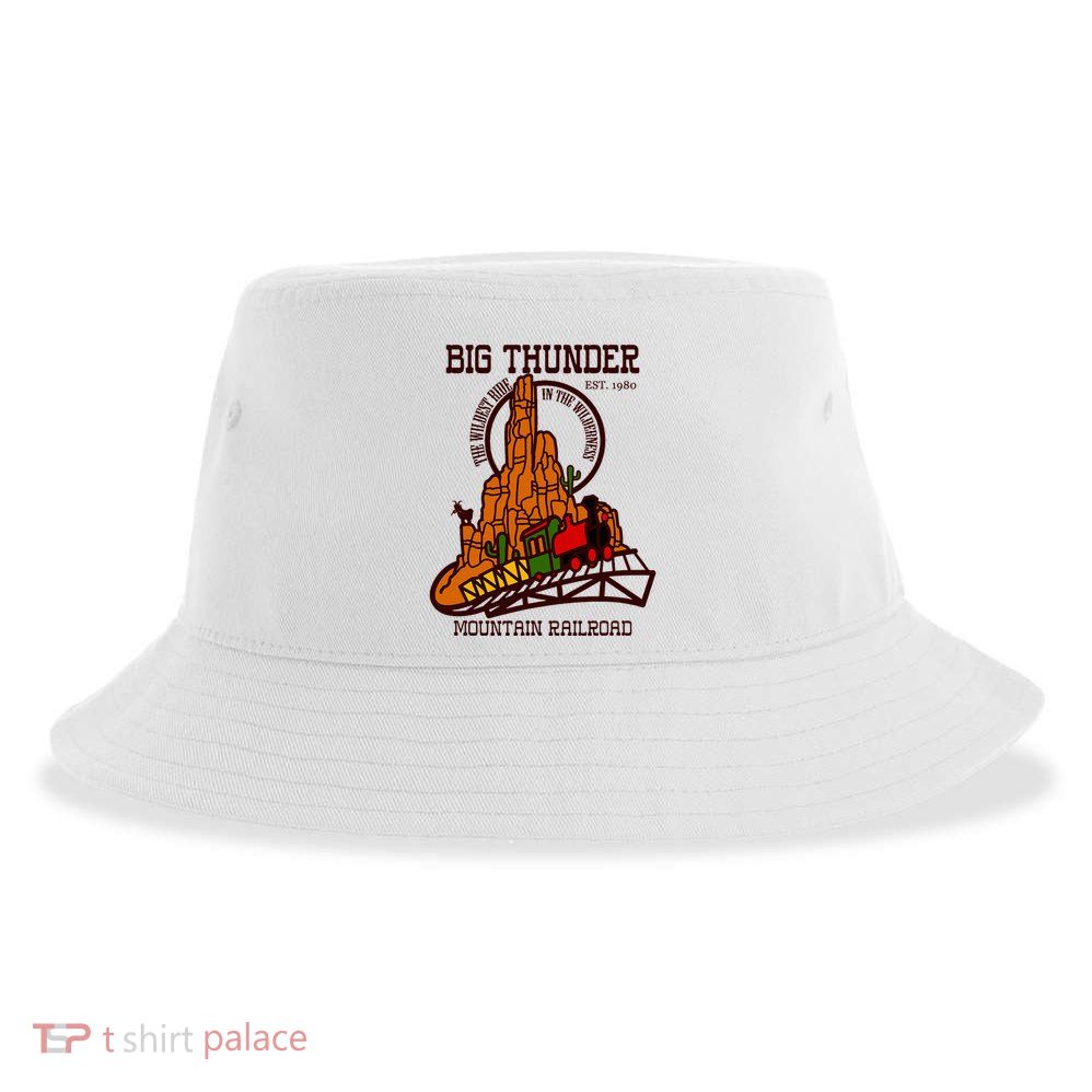 Big Thunder Mountain Railroad The Wildest Train Ride West Sustainable Bucket Hat