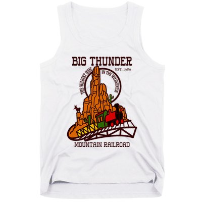 Big Thunder Mountain Railroad The Wildest Train Ride West Tank Top