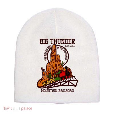 Big Thunder Mountain Railroad The Wildest Train Ride West Short Acrylic Beanie