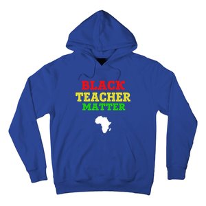 Black Teacher Matter Black History Month African American Gift Hoodie