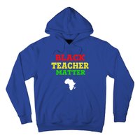 Black Teacher Matter Black History Month African American Gift Hoodie