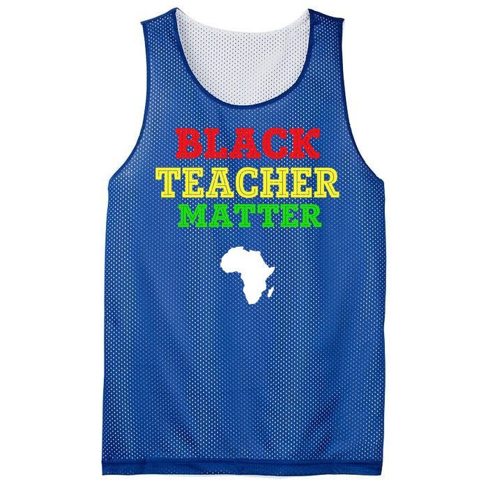 Black Teacher Matter Black History Month African American Gift Mesh Reversible Basketball Jersey Tank