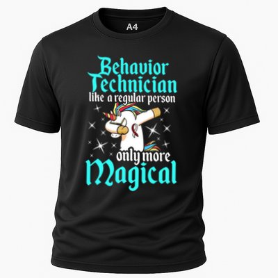 Behavior Technician Magical Behavioral Tech Rbt Cooling Performance Crew T-Shirt