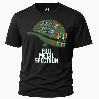 Born To Math Full Metal Spectrum Autism Awareness Performance Shirt