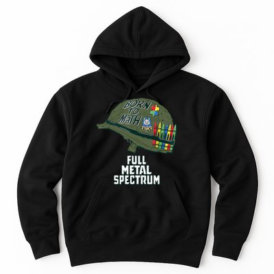 Born To Math Full Metal Spectrum Autism Awareness Hoodie