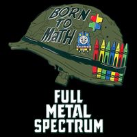 Born To Math Full Metal Spectrum Autism Awareness 16 in Basic Backpack