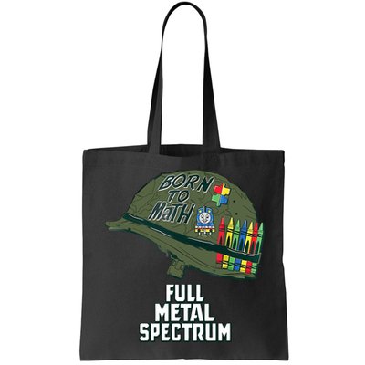 Born To Math Full Metal Spectrum Autism Awareness Bag