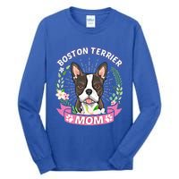 Boston Terrier Mom Dog Lover Mothers Day Gift Tall Long Sleeve T-Shirt