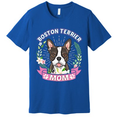 Boston Terrier Mom Dog Lover Mothers Day Gift Premium T-Shirt