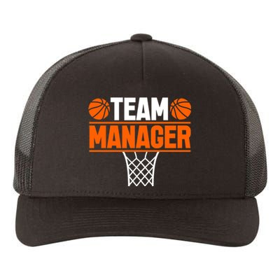 Basketball Team Manager Sports Game Lovers Premium Yupoong Adult 5-Panel Trucker Hat