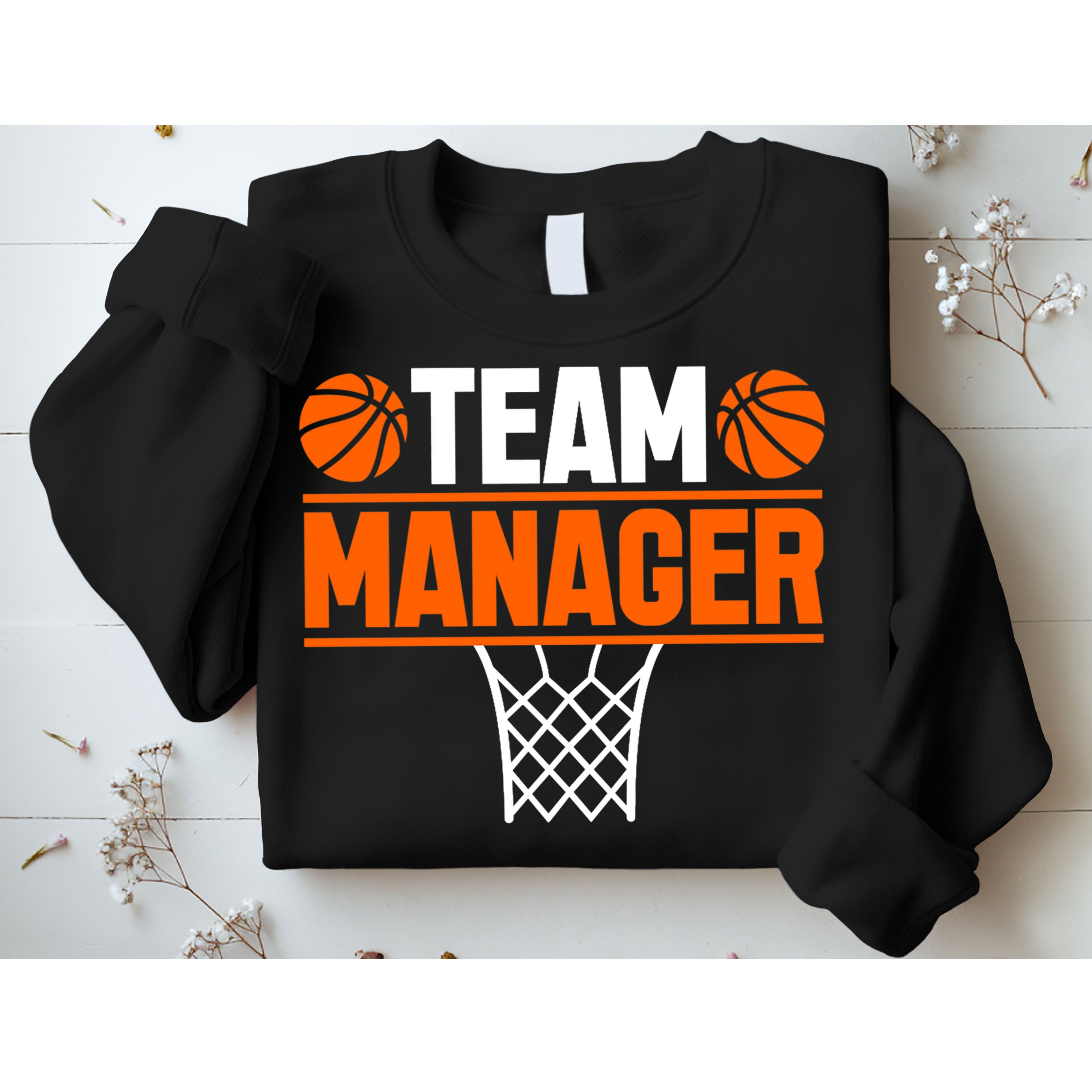 Basketball Team Manager Sports Game Lovers Premium Sweatshirt