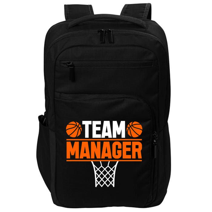 Basketball Team Manager Sports Game Lovers Premium Impact Tech Backpack