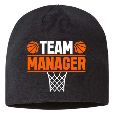 Basketball Team Manager Sports Game Lovers Premium Sustainable Beanie