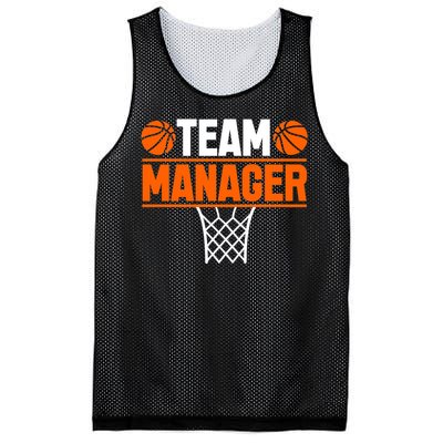 Basketball Team Manager Sports Game Lovers Premium Mesh Reversible Basketball Jersey Tank