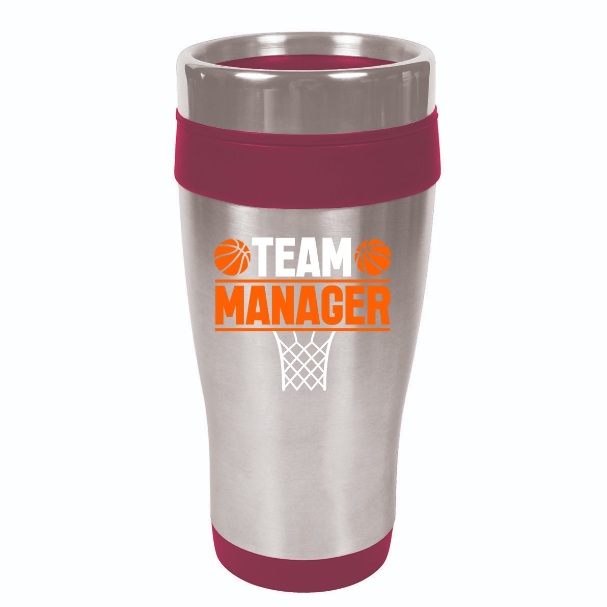 Basketball Team Manager Sports Game Lovers Premium 16oz Travel Tumbler