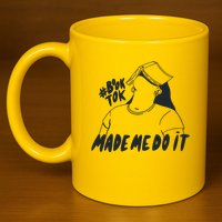 Book Tok Made Me Do It 11oz C Handle Ceramic Mug