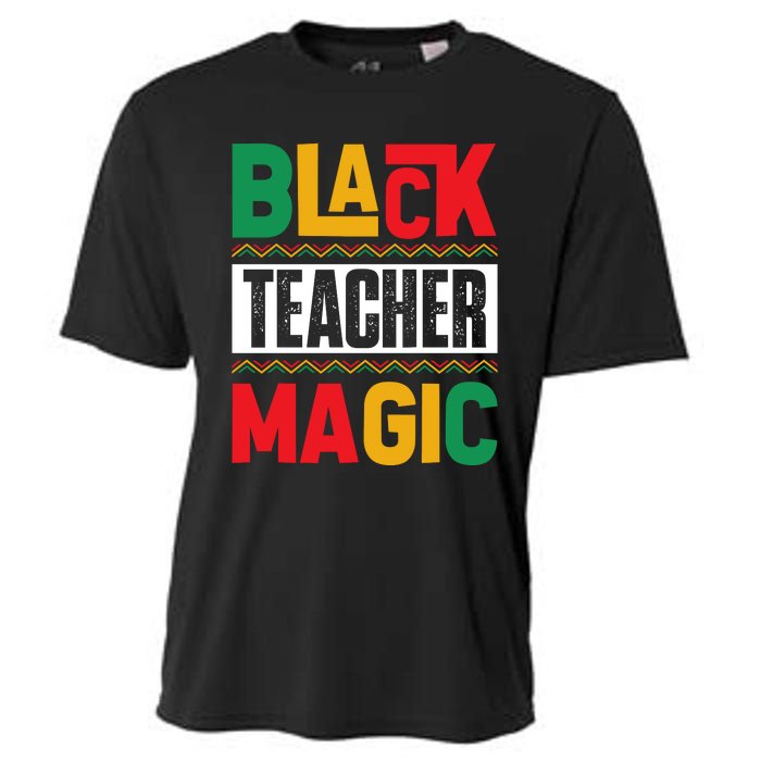 Black Teacher Magic Black History Celebration Cooling Performance Crew T-Shirt