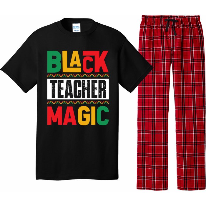 Black Teacher Magic Black History Celebration Pajama Set