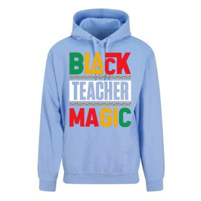 Black Teacher Magic Black History Celebration Unisex Surf Hoodie