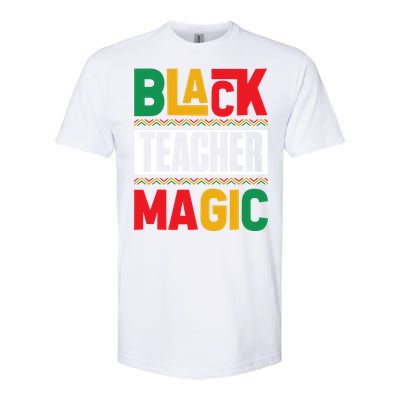 Black Teacher Magic Black History Celebration Softstyle CVC T-Shirt