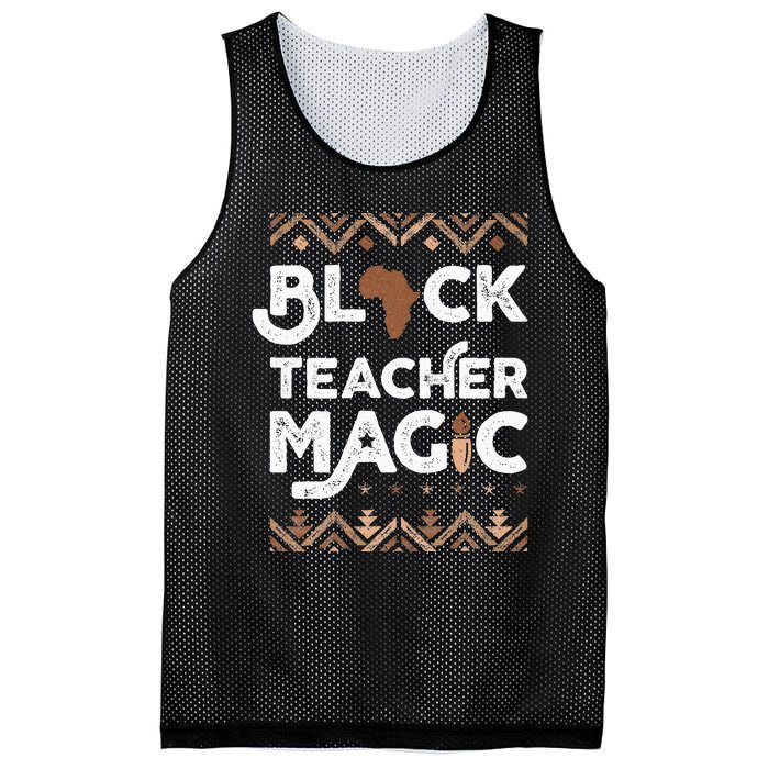 Black Teacher Magic Teacher Black history month Mesh Reversible Basketball Jersey Tank