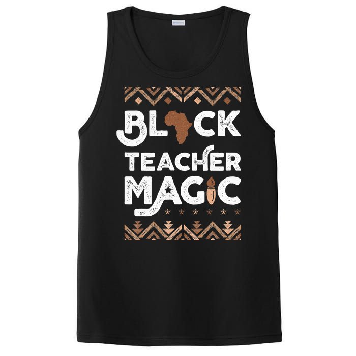 Black Teacher Magic Teacher Black history month PosiCharge Competitor Tank