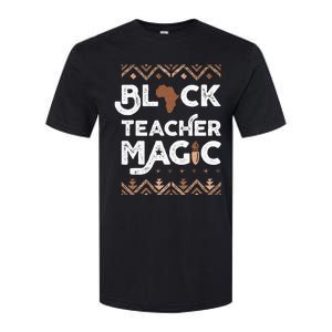 Black Teacher Magic Teacher Black history month Softstyle CVC T-Shirt