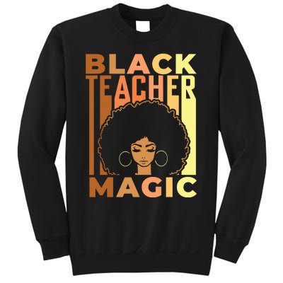 Black Teacher Magic Black History Month Melanin Sweatshirt